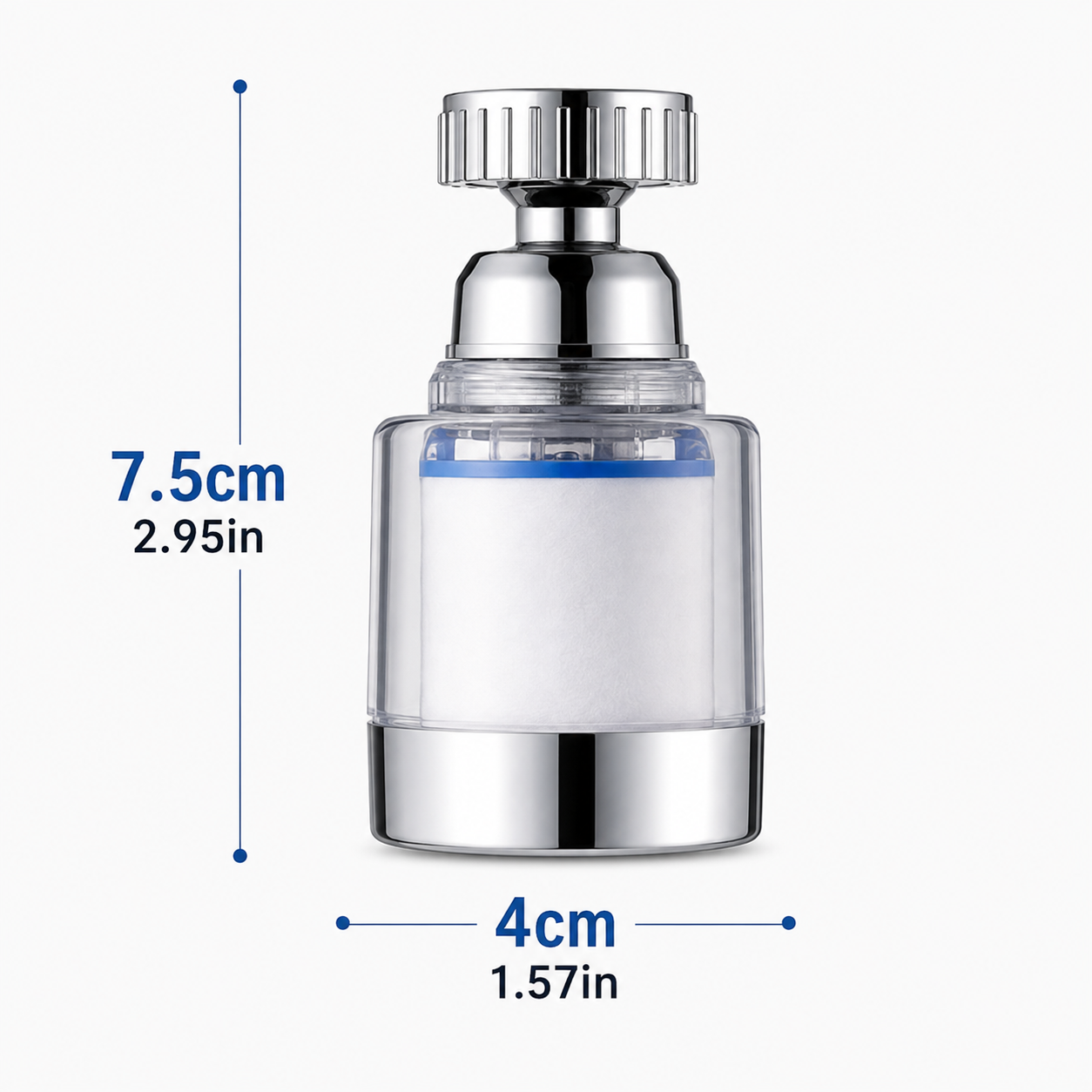 Water Purifying Faucet with Replaceable Filter